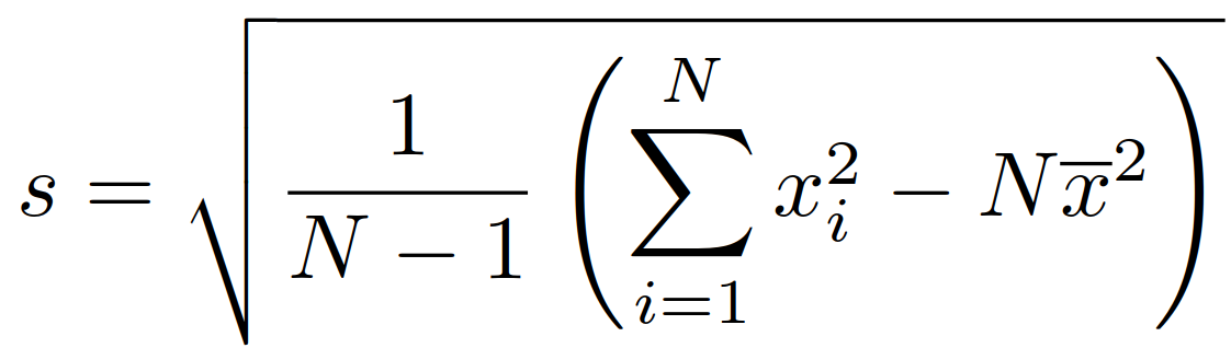 Výběrová směrodatná odchylka